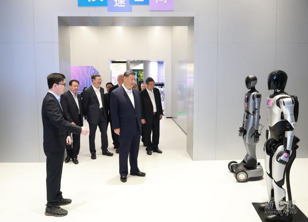 习近平总书记到上海调研，im电竞代表具身智能行业汇报进展